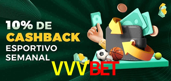 10% de bônus de cashback na VVVBET